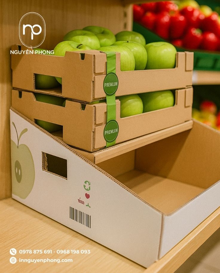 Mẫu thùng carton đựng bơ thiết kế đặc biệt